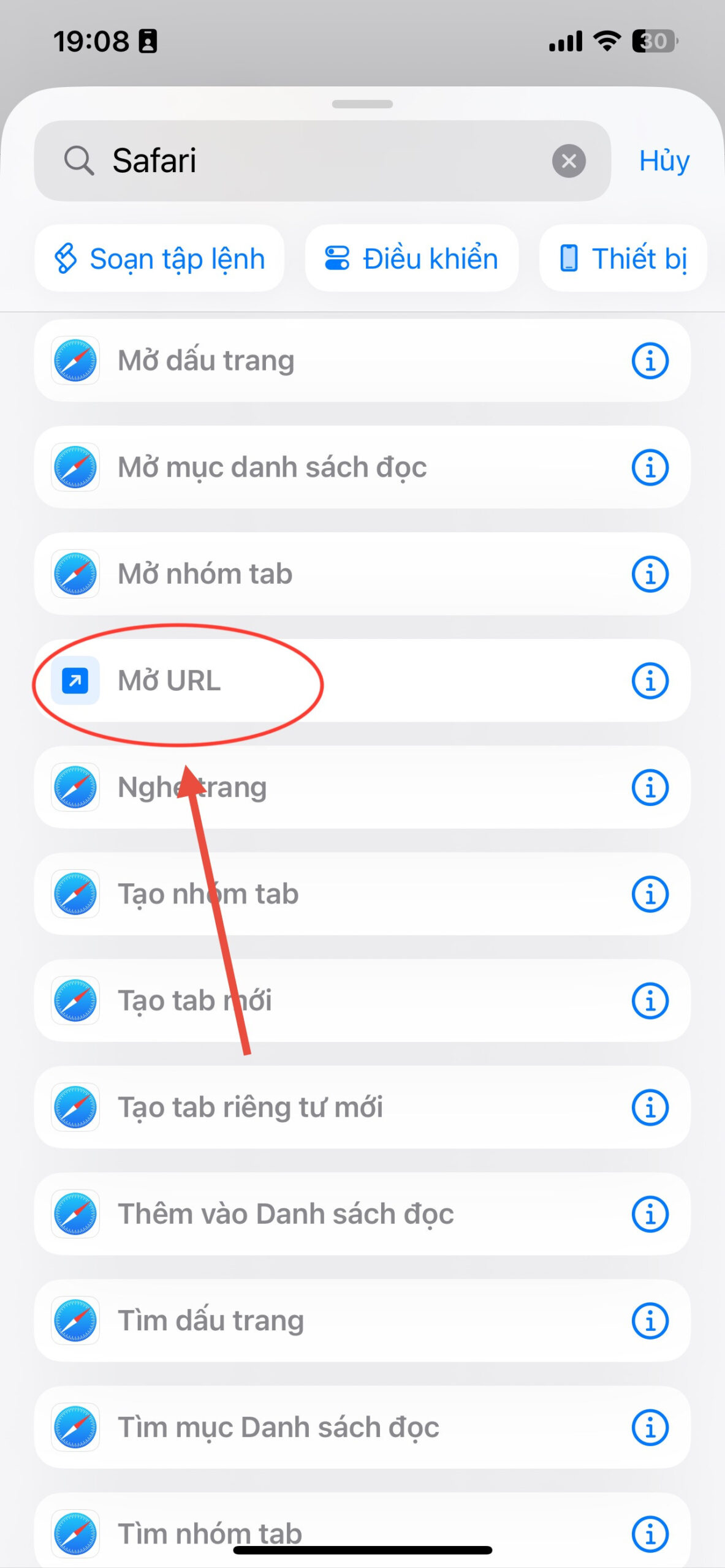 Cách đưa trang web ra màn hình điện thoại iPhone