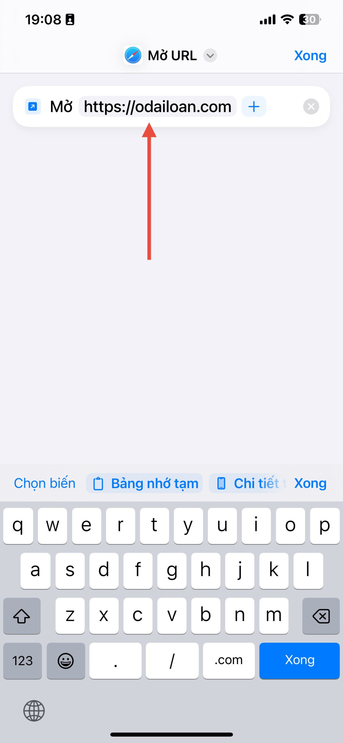 Cách đưa trang web ra màn hình điện thoại iPhone